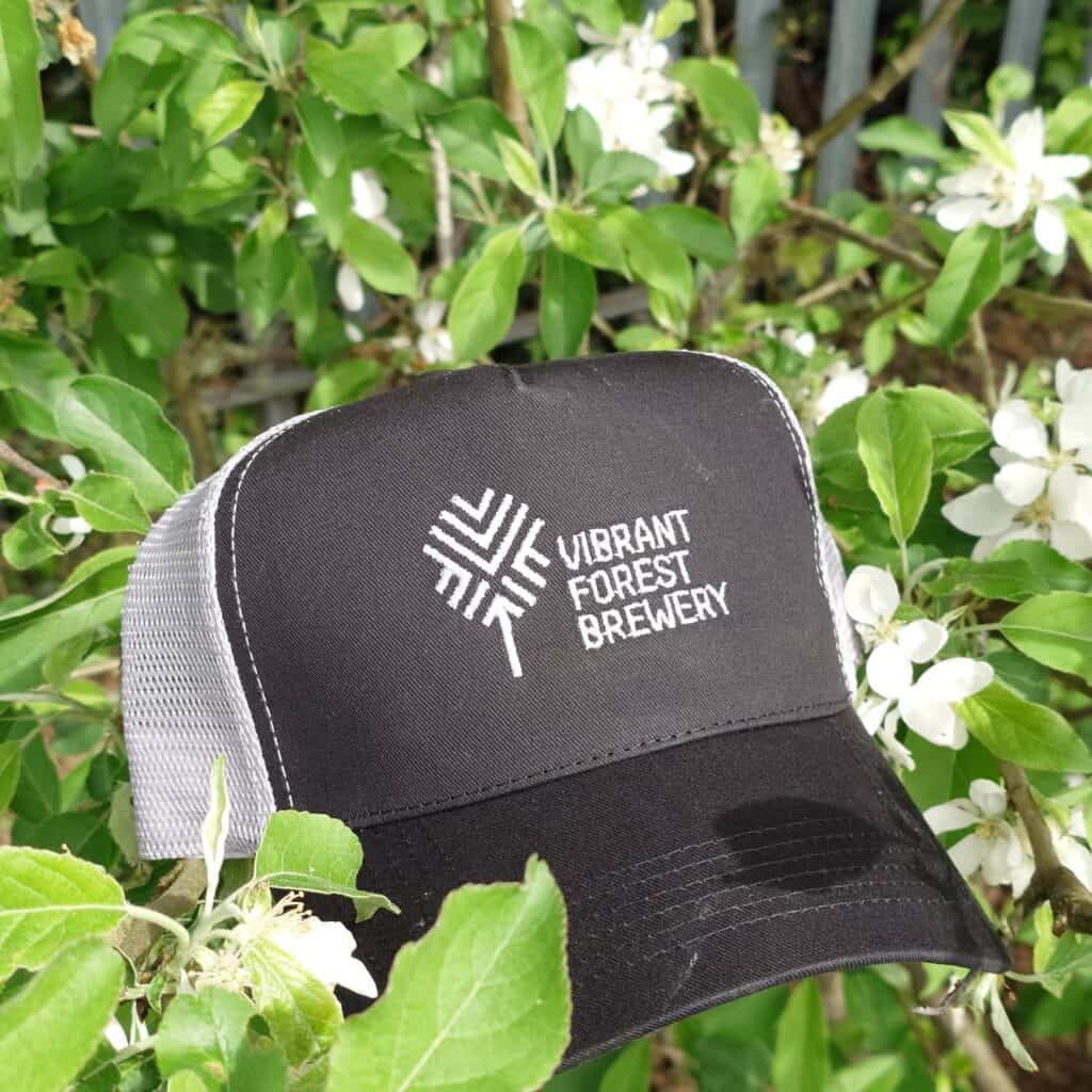 Vibrant Forest Trucker Cap – Classic Black & Grey